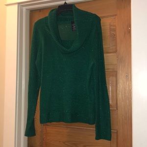 Turtleneck knit sweater